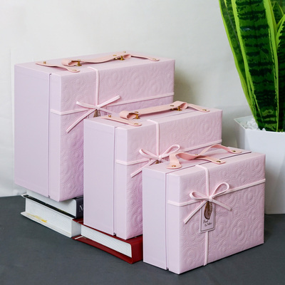 Gift Box Tali Berkilau 2 Warna Pink