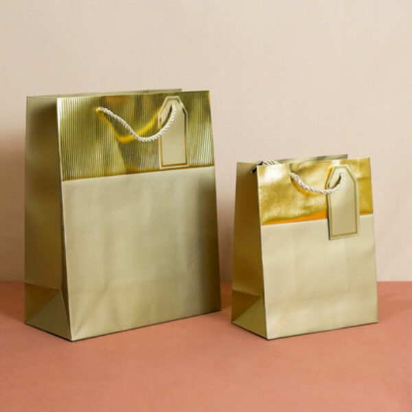 Paper Bag Emboss Emas Ulang Emas
