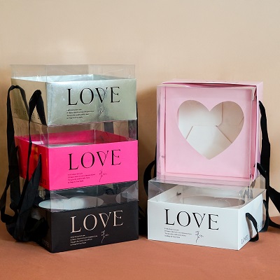 Flower Box Warna Lucu Silver