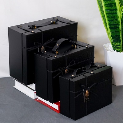 Gift Box Gelembung Best Wishes Hitam