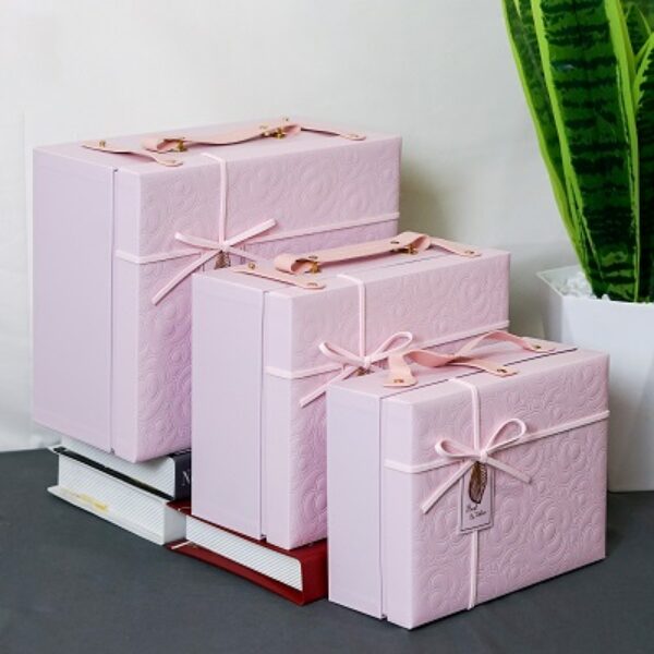 Gift Box Gelembung Best Wishes Pink
