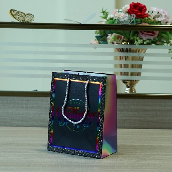 Paper Bag HBD Warna Hitam
