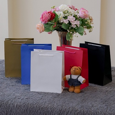 Paper Bag Polos Hitam